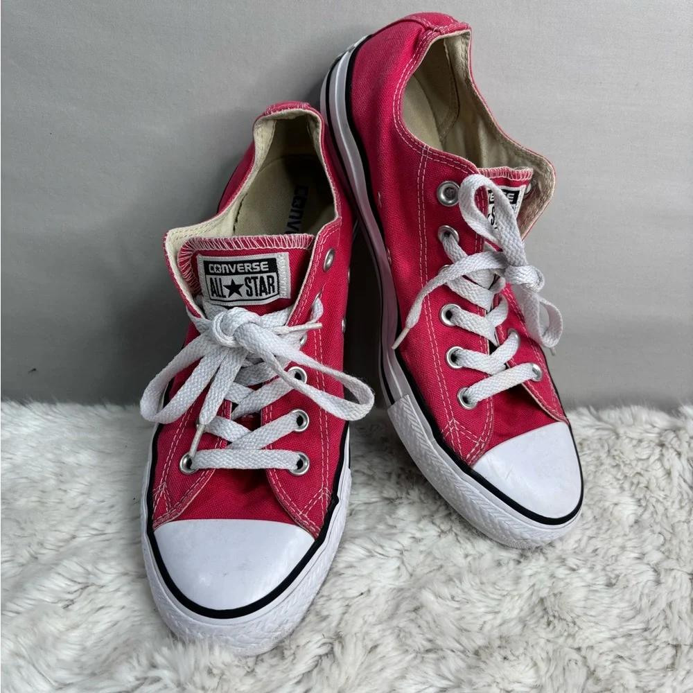 Converse Pink Low Top Sneakers - Picture 5 of 5